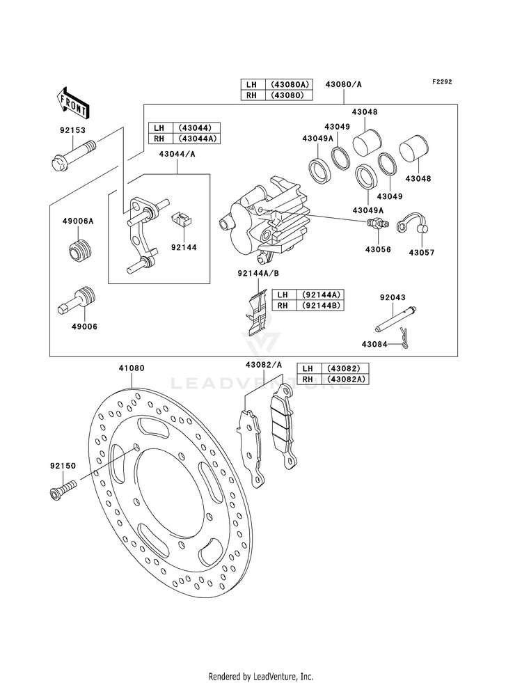 Front Brake Schematic