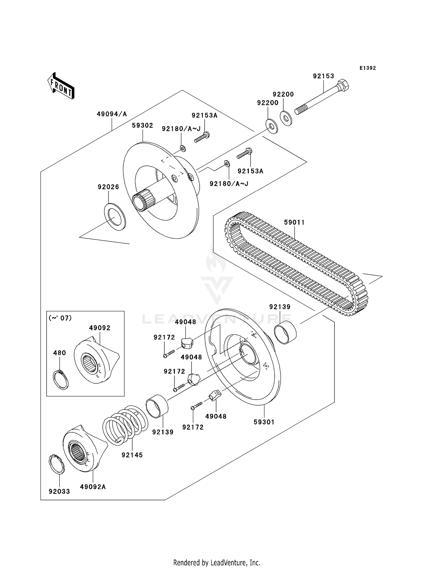 KD92033-0053 - Snap Ring 35mm Aftermarket Replacement