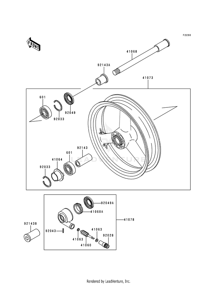 Front Wheel Schematic