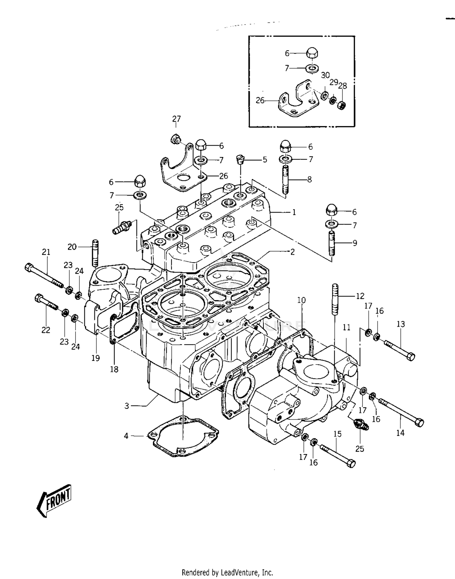 CYLINDER HEAD/CYLINDER ('77-'78 A1/A1A/A