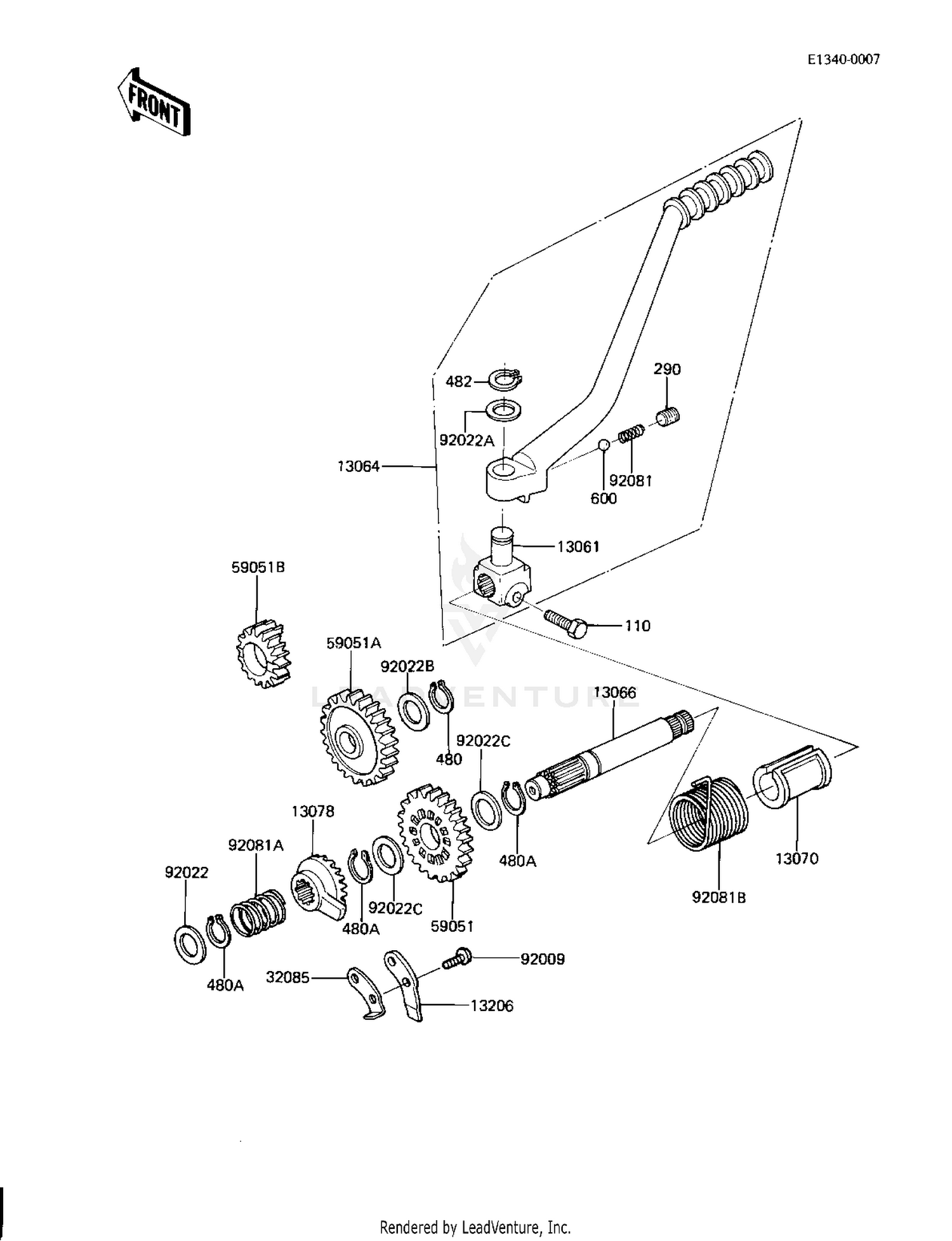KICKSTARTER MECHANISM