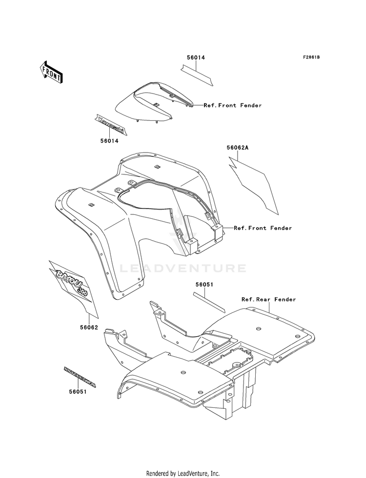 Decals (Red)(Klf300-B11) Schematic