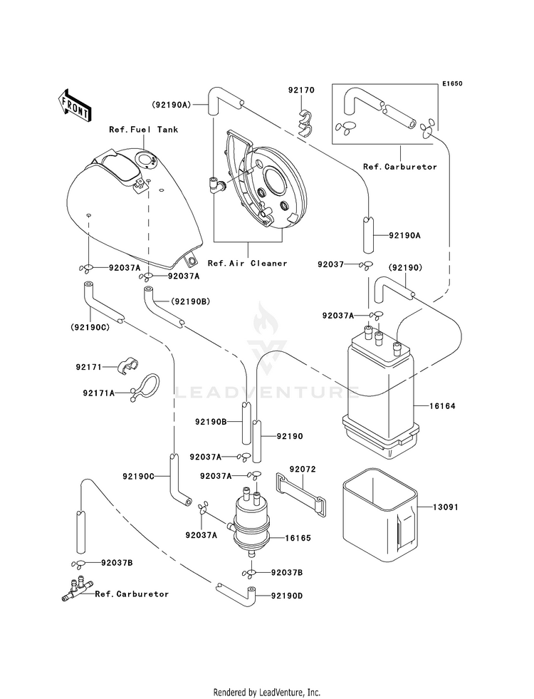 Fuel Evaporative System (Ca) Schematic