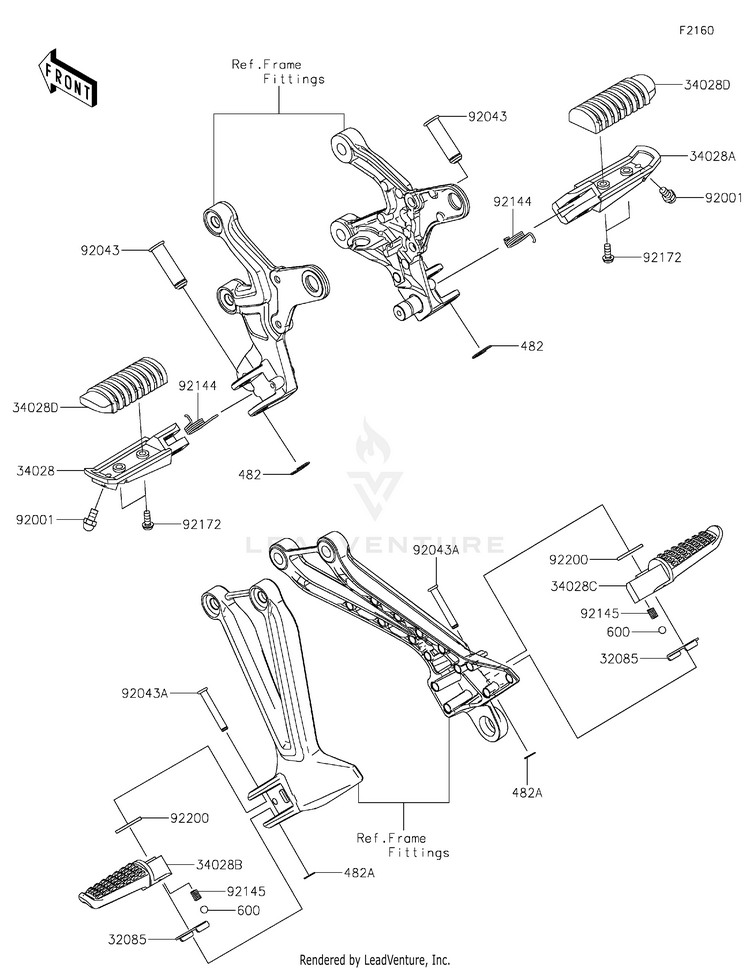 Footrests Schematic