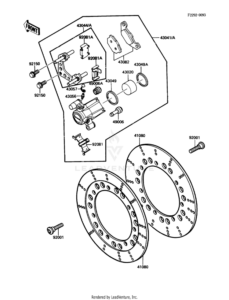 Front Brake Schematic