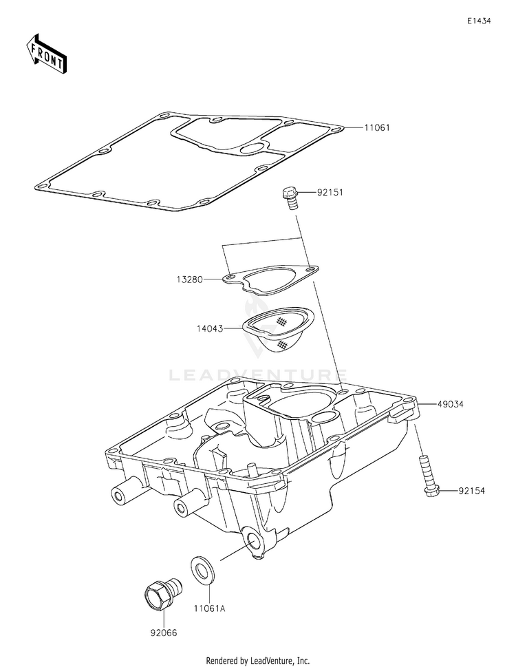Oil Pan Schematic