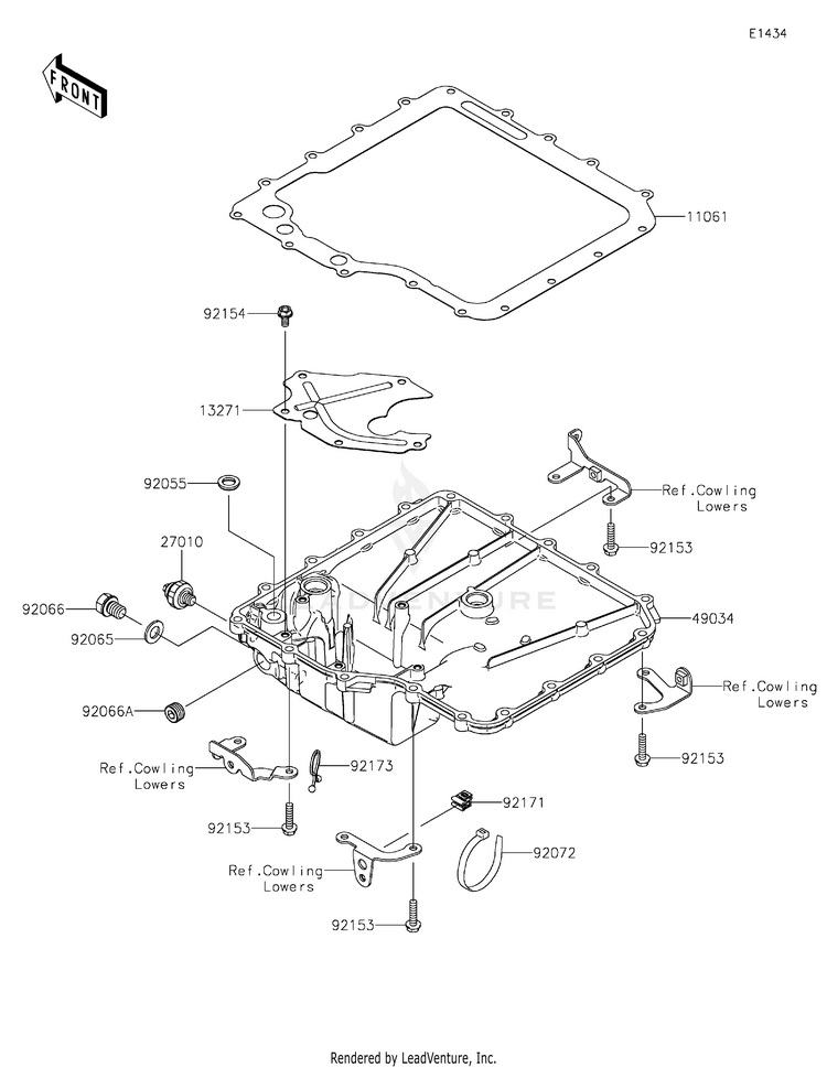 Oil Pan Schematic