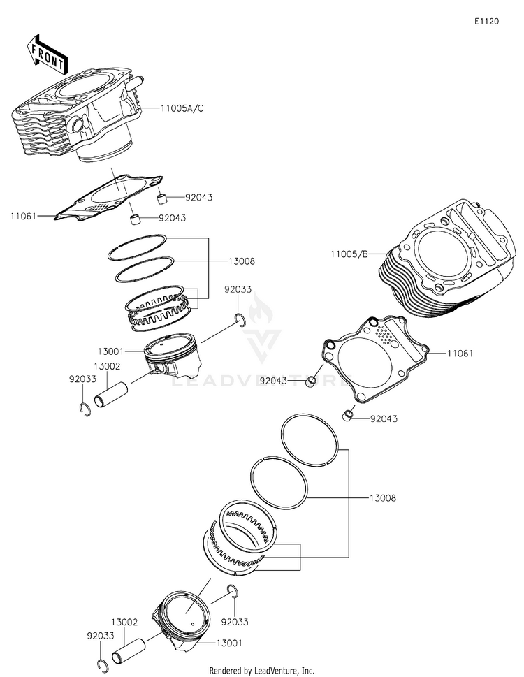 Cylinder/Piston(S) Schematic