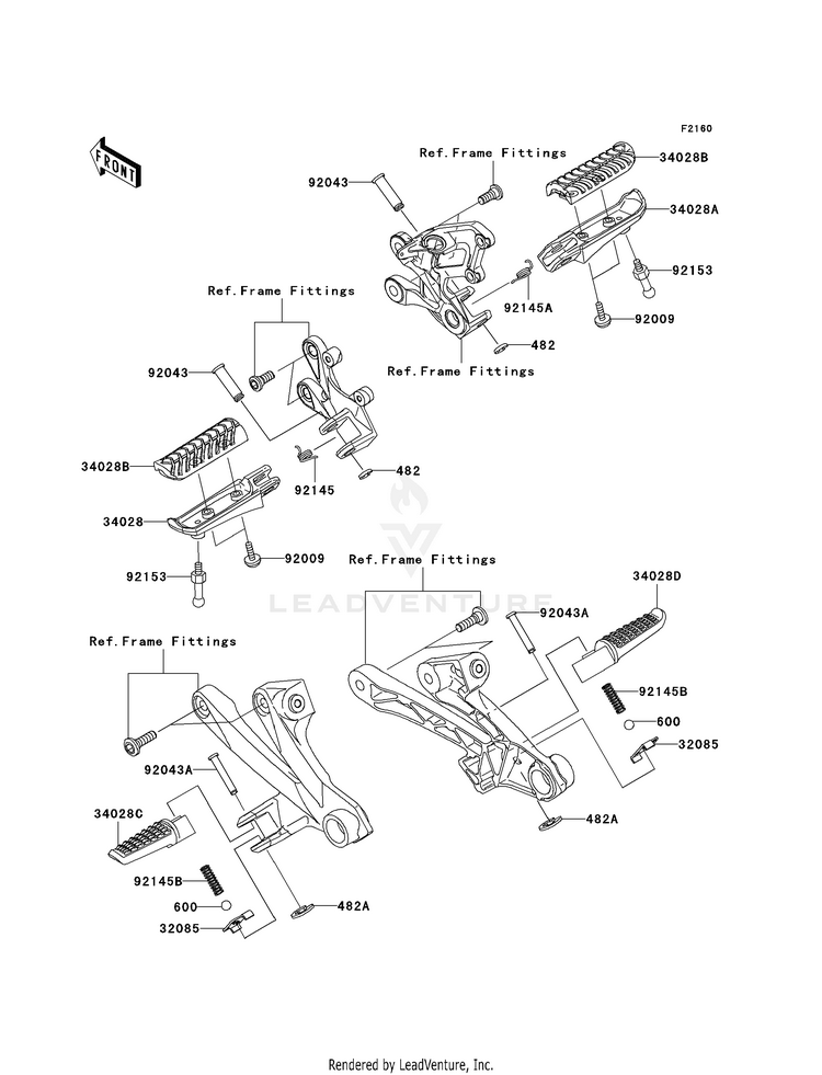 Footrests Schematic