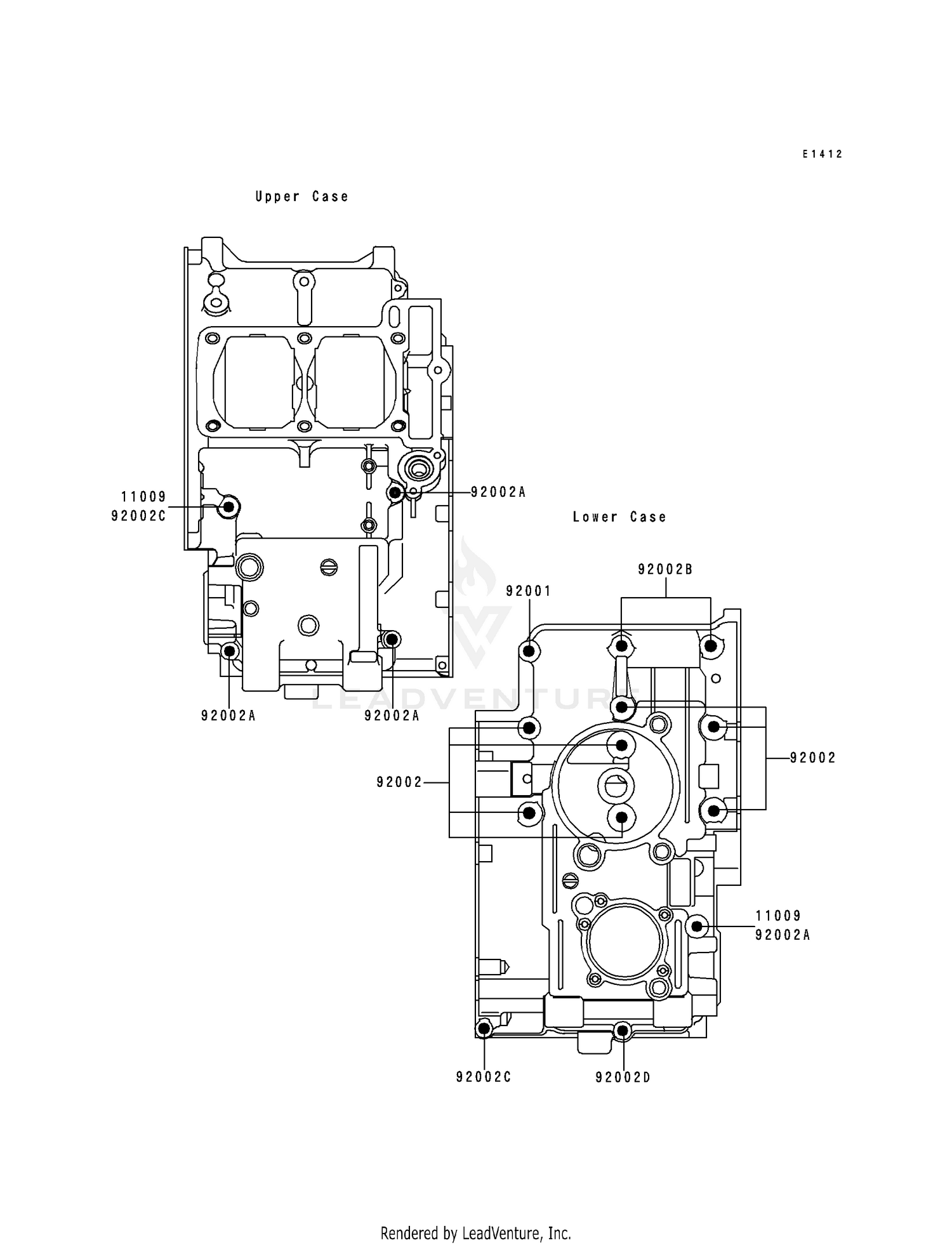 CRANKCASE BOLT PATTERN
