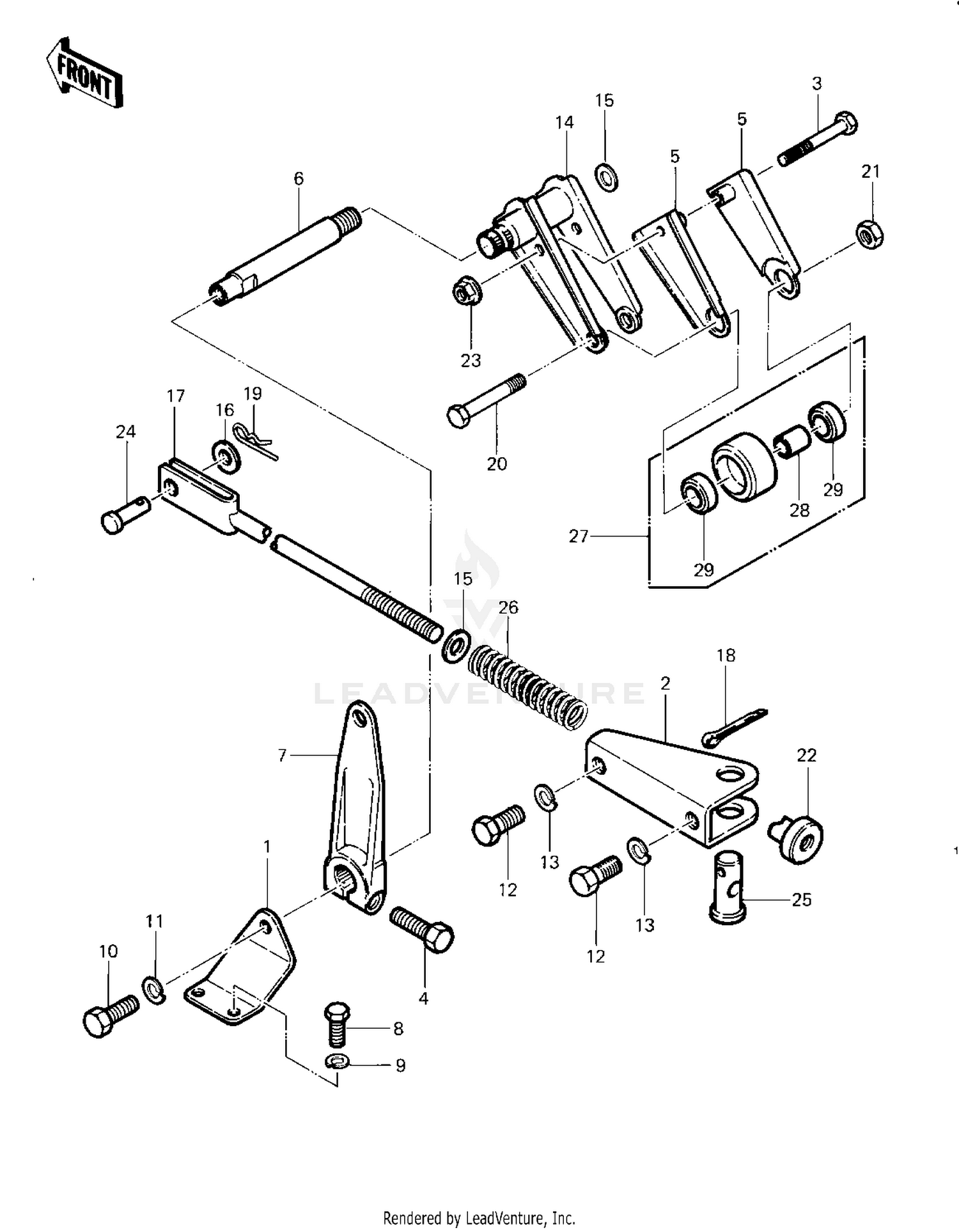 CHAIN TENSIONER ('83 A2)