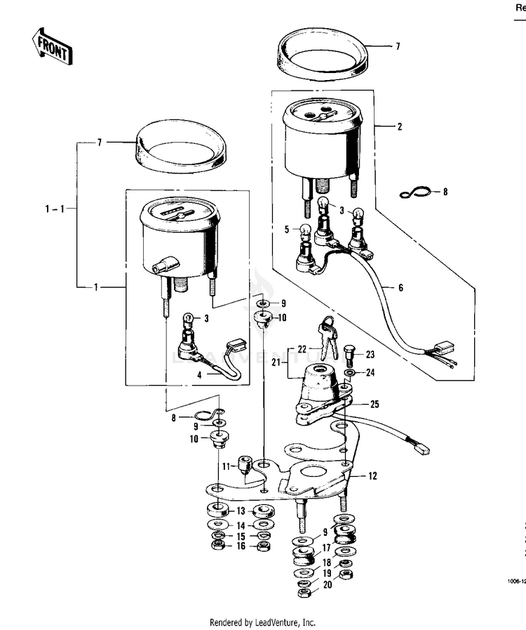 Meters/Ignition Switch (F9) Schematic