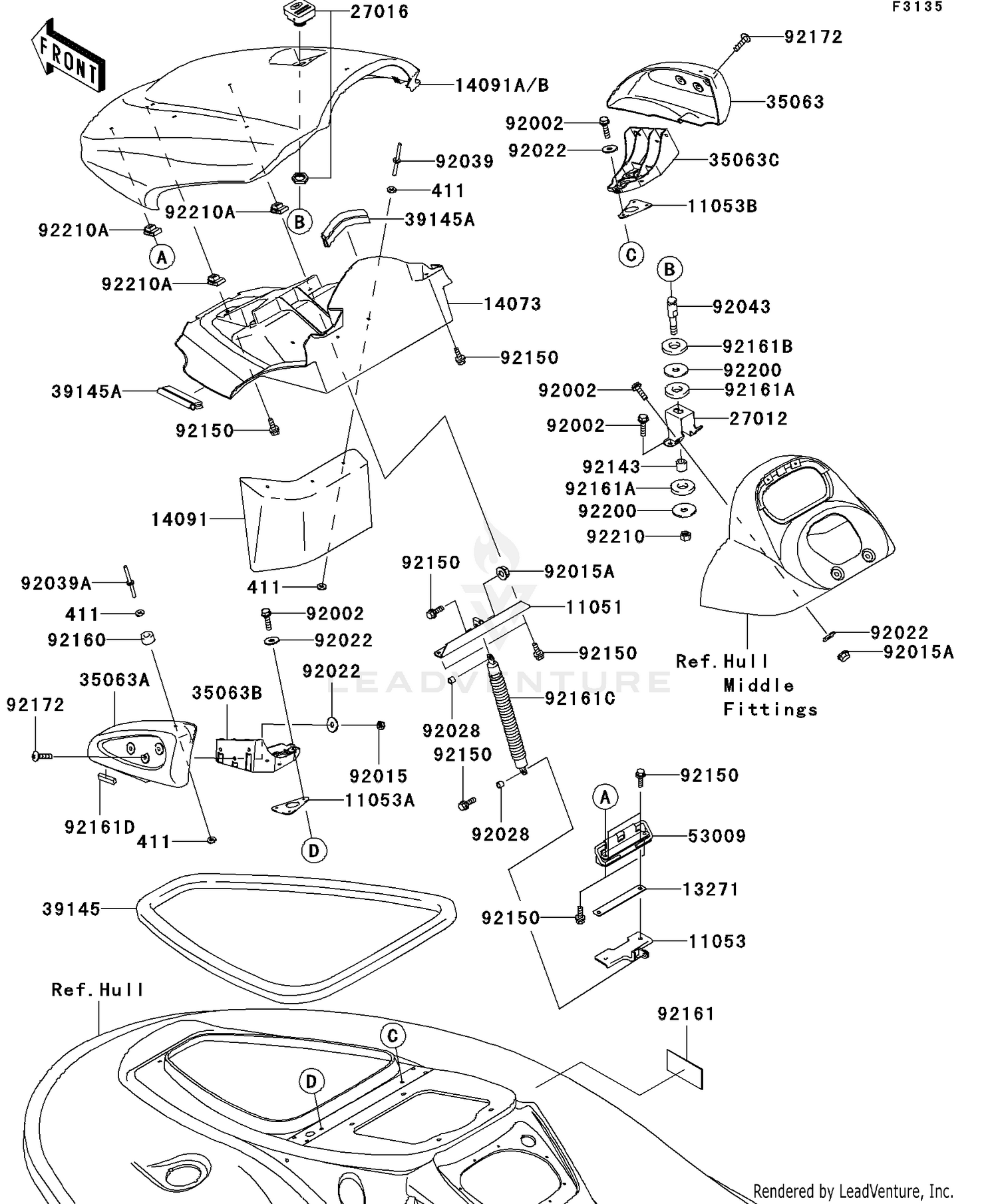 Hull Front Fittings