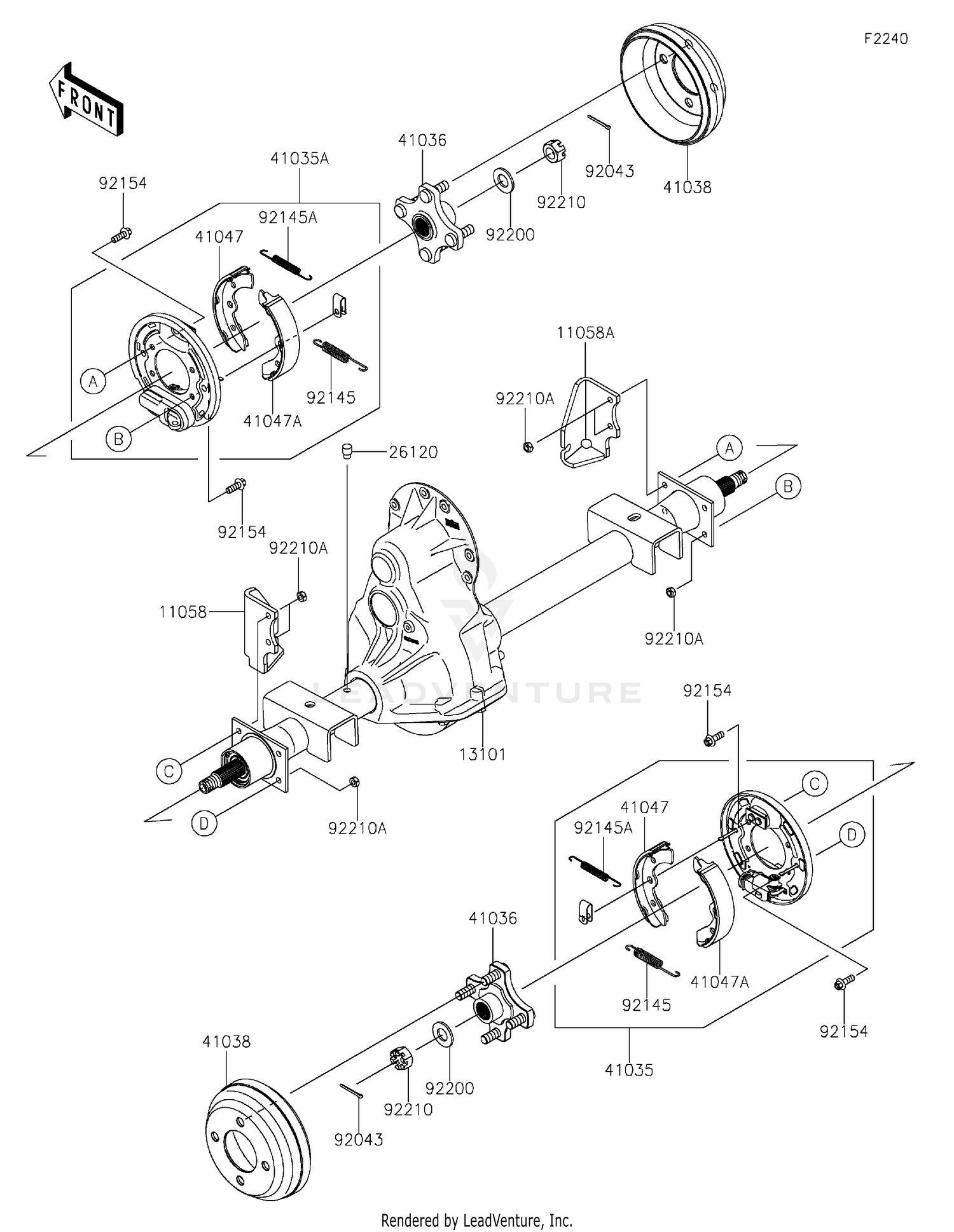 Rear Hubs/Brakes