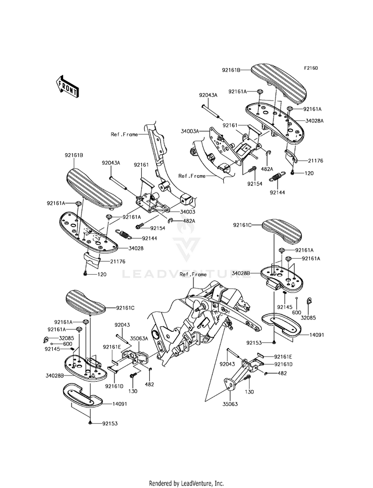 Footrests Schematic