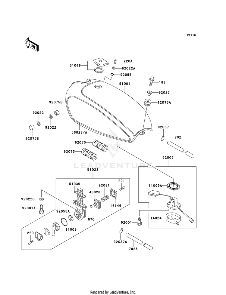 Fuel Tank (P20) Schematic