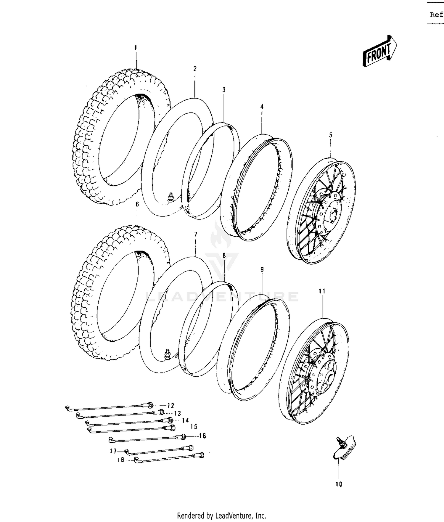 WHEELS/TIRES ('76-'79)