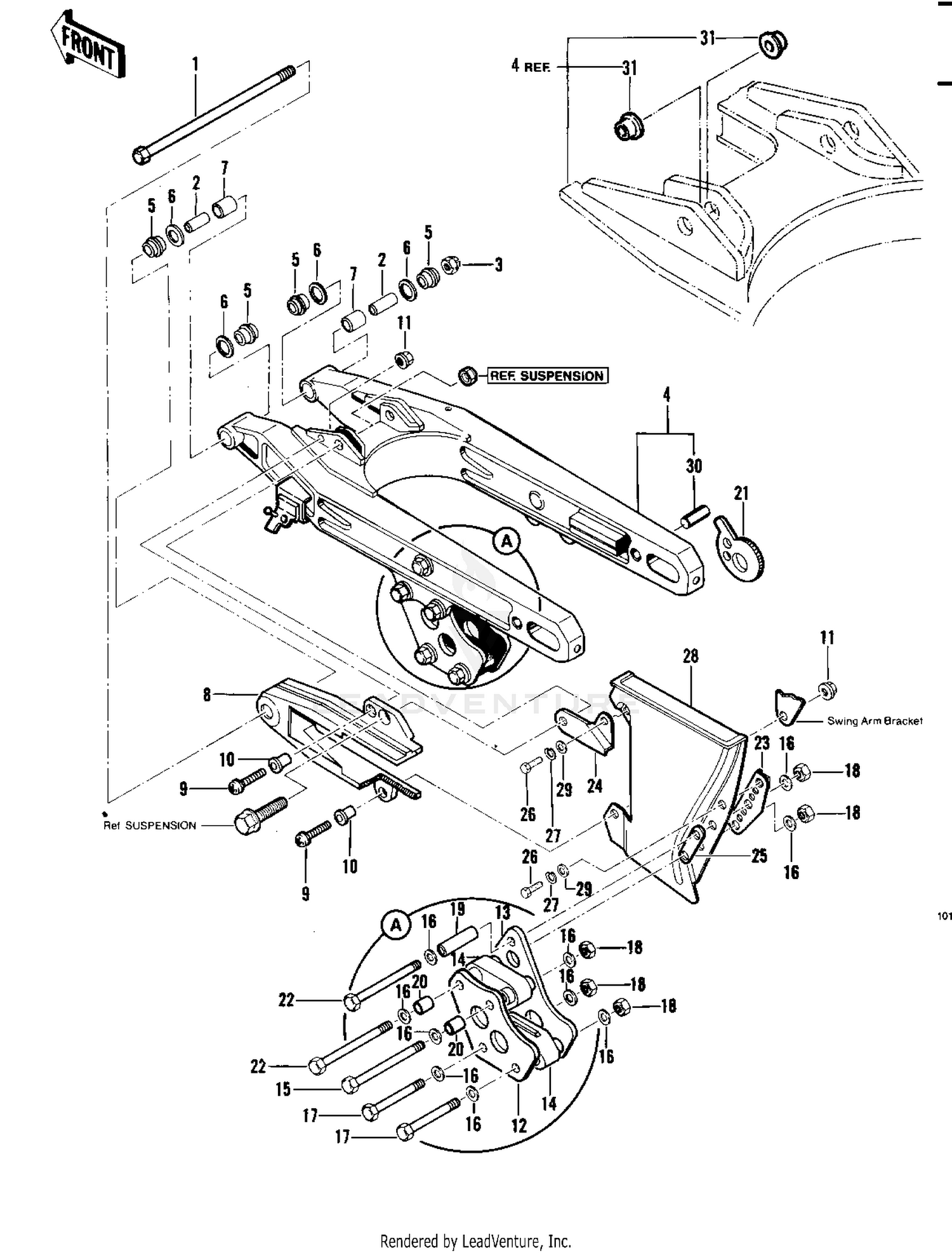 SWING ARM/CHAIN COVER