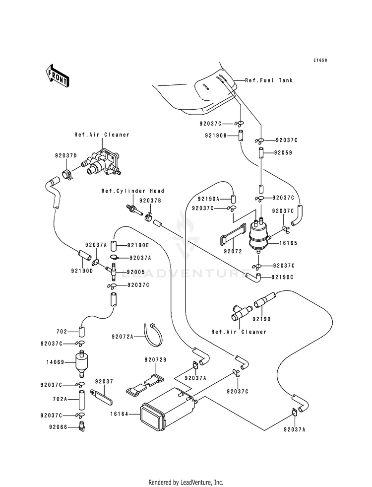 Fuel Evaporative System Schematic