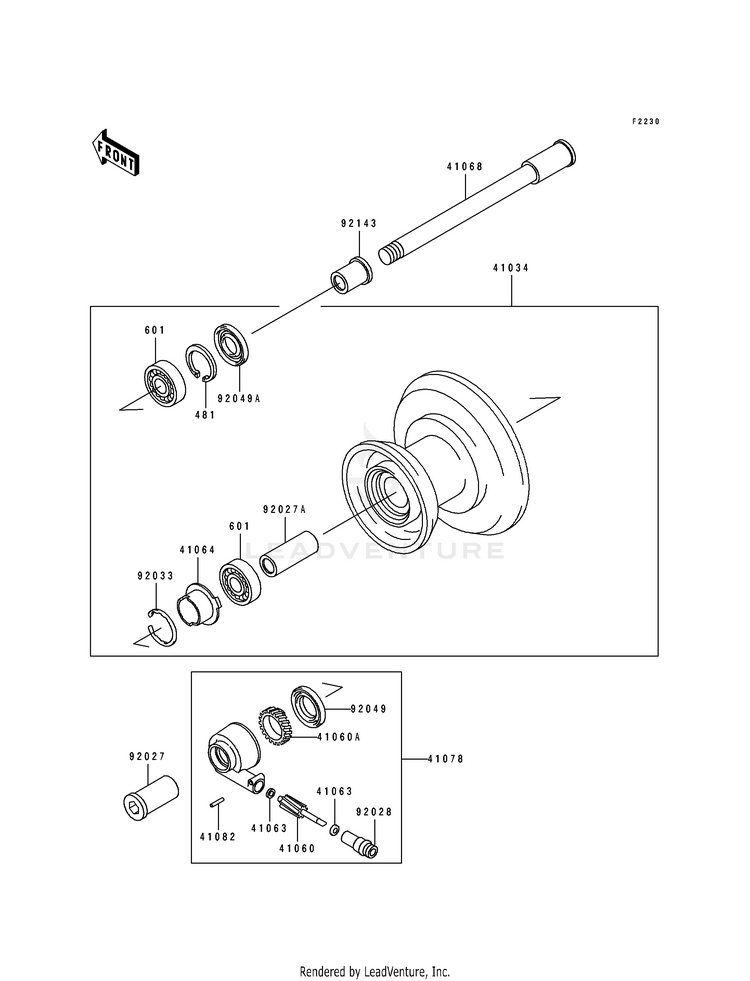 Front Wheel Schematic