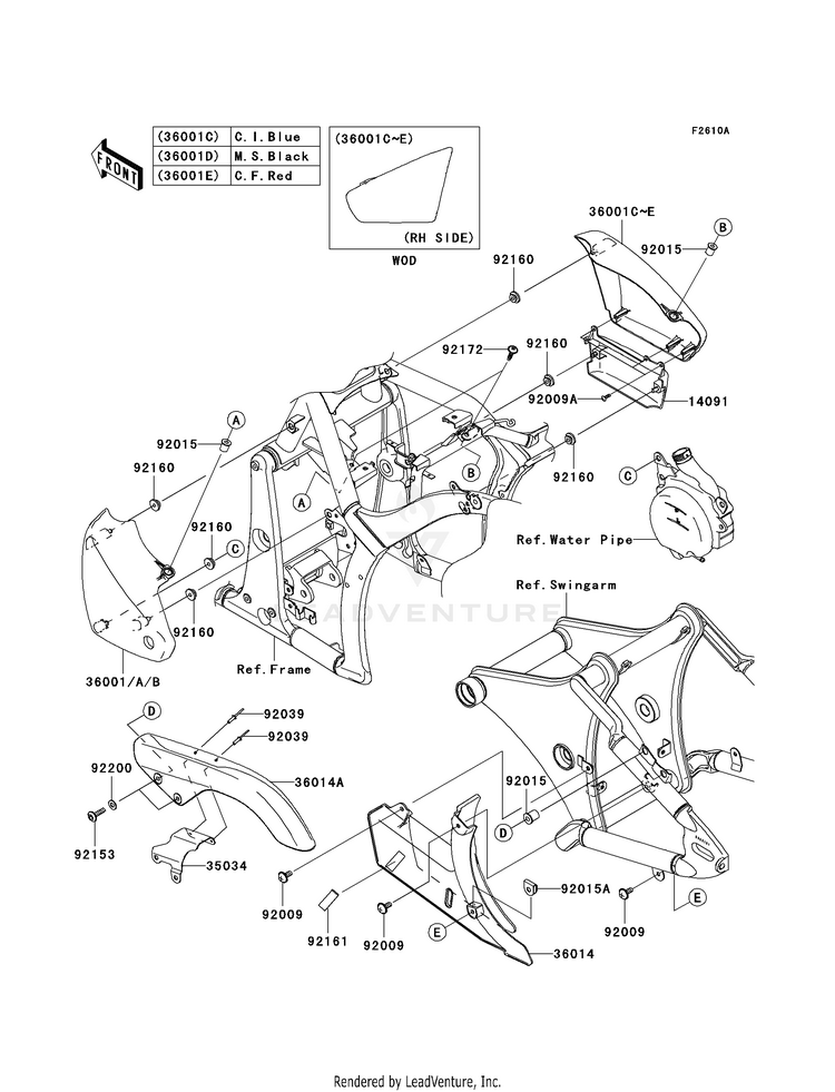 Side Covers/Chain Cover (Baf) Schematic