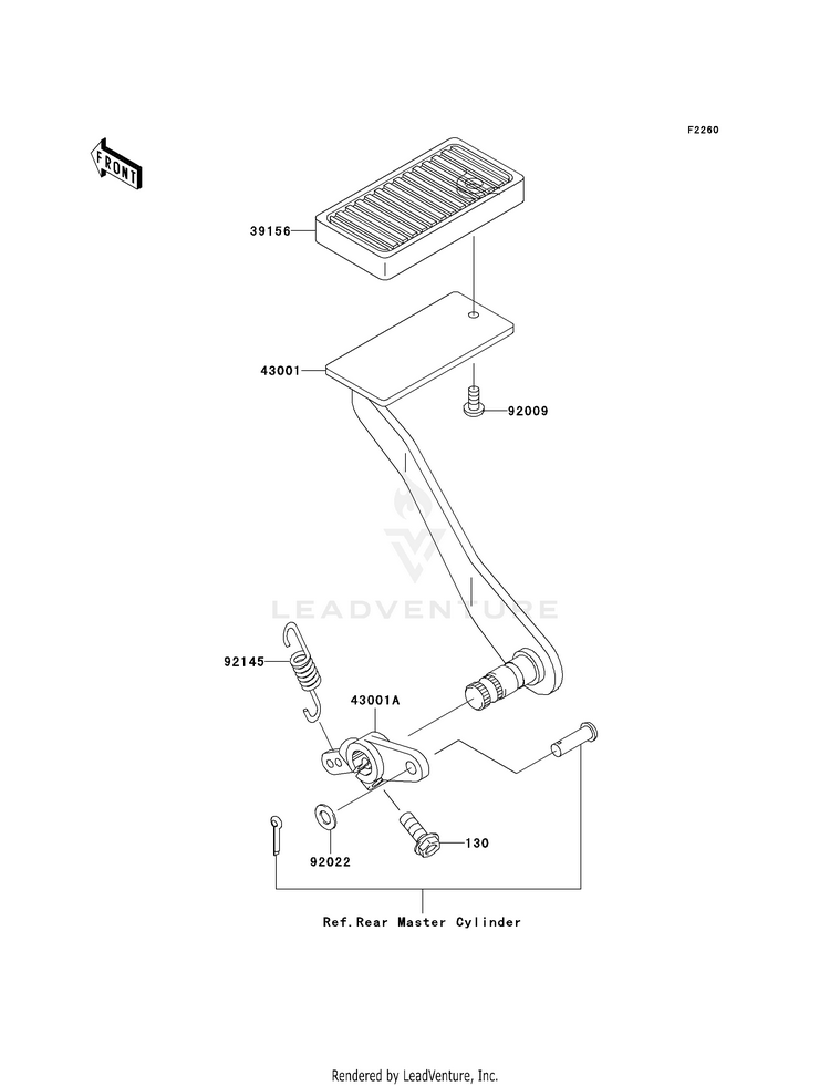 Brake Pedal/Torque Link (A1/A2) Schematic
