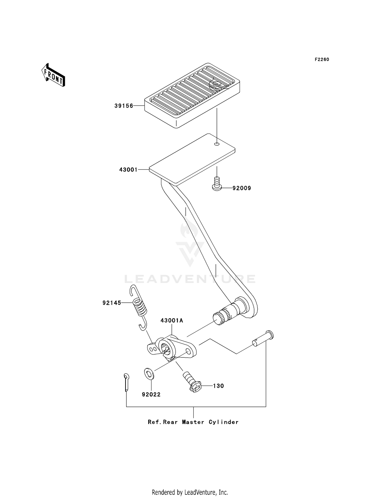 BRAKE PEDAL/TORQUE LINK (A1/A2)