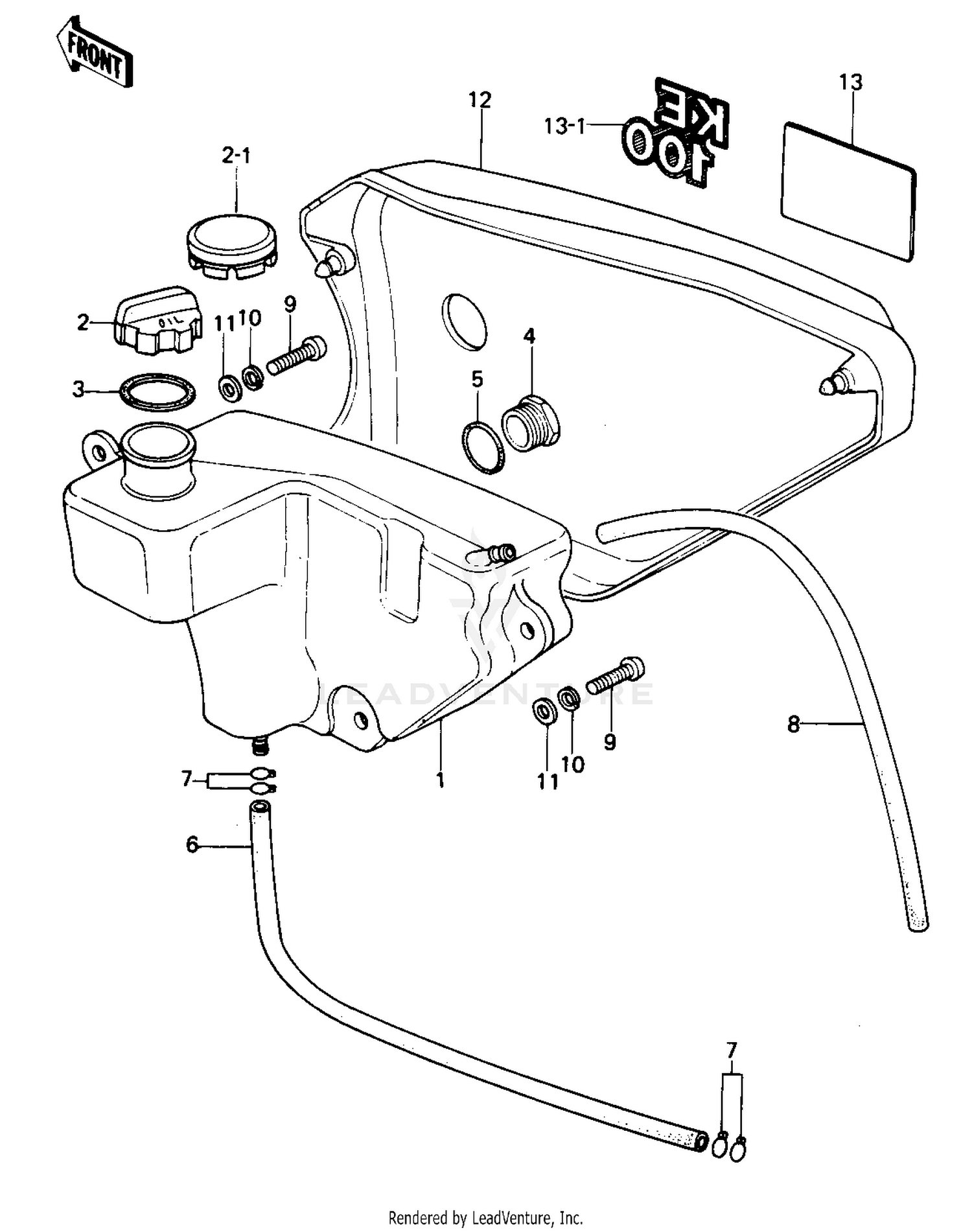 SIDE COVER/OIL TANK