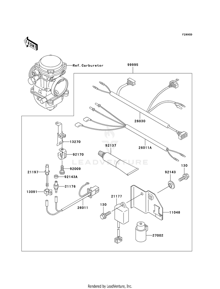 Optional Parts (Carburetor) Schematic