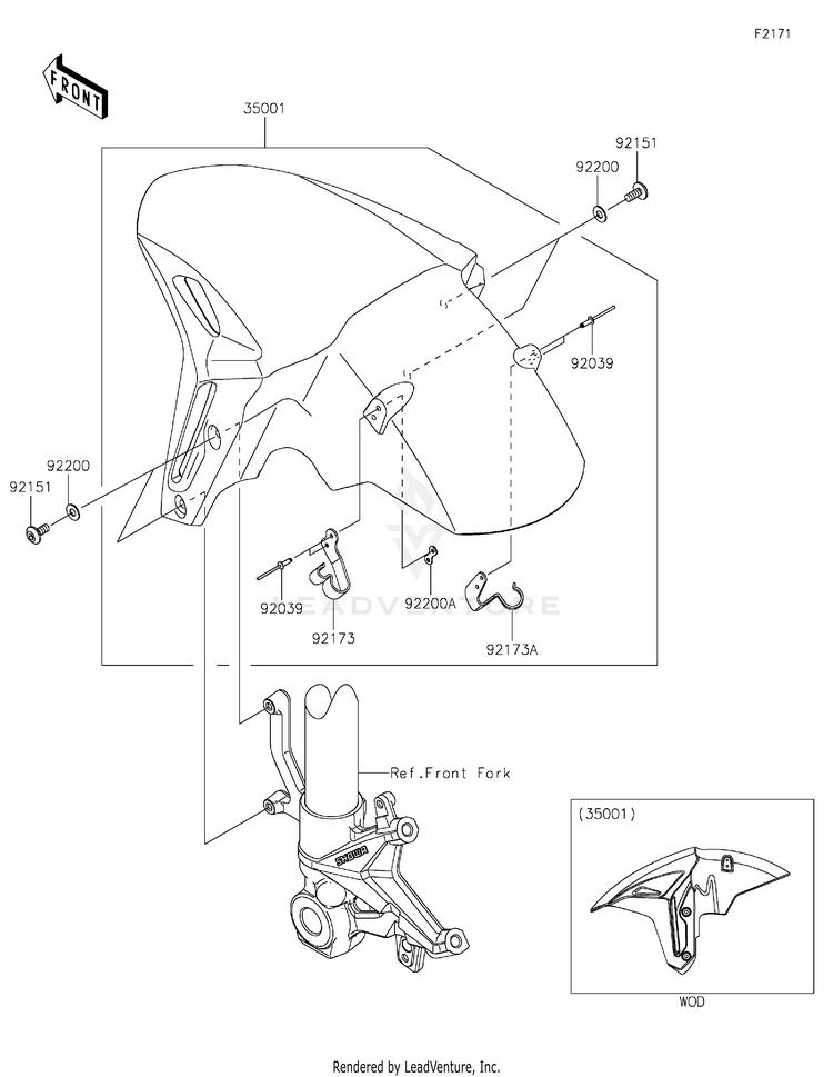Front Fender(S) Schematic