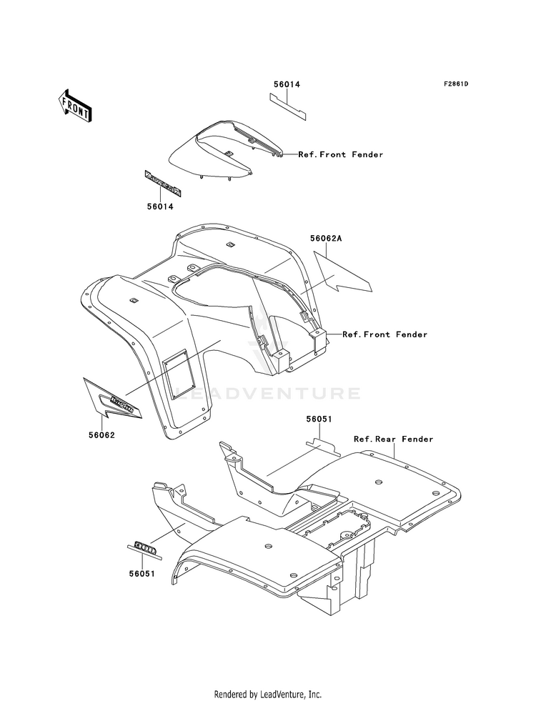 Decals (Green)(Klf300-B12) Schematic
