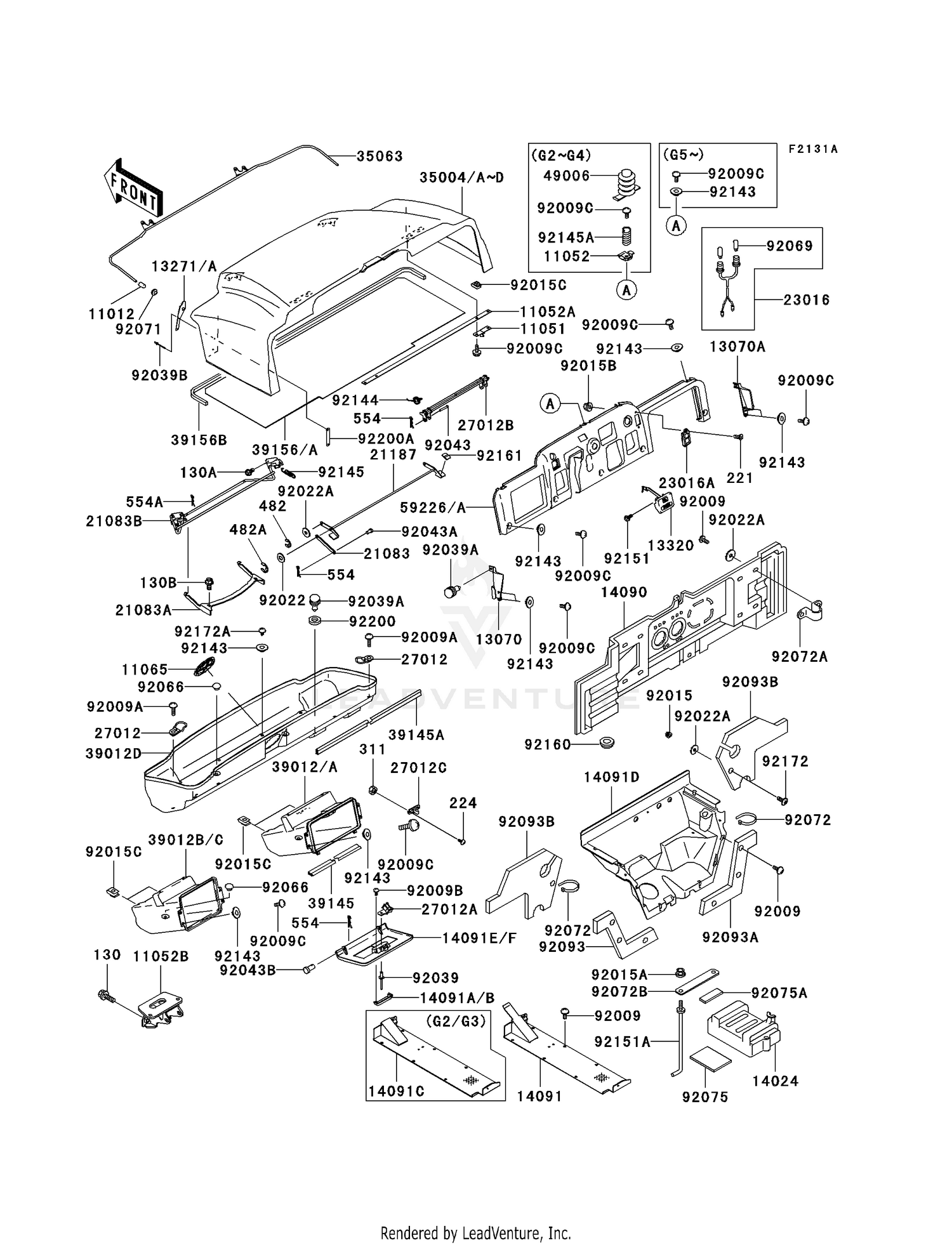FRAME FITTINGS (KAF620-G2-G5)