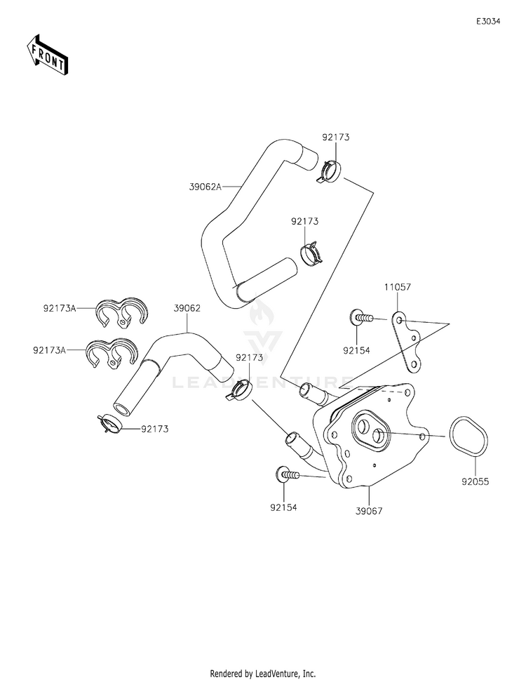 Oil Cooler Schematic