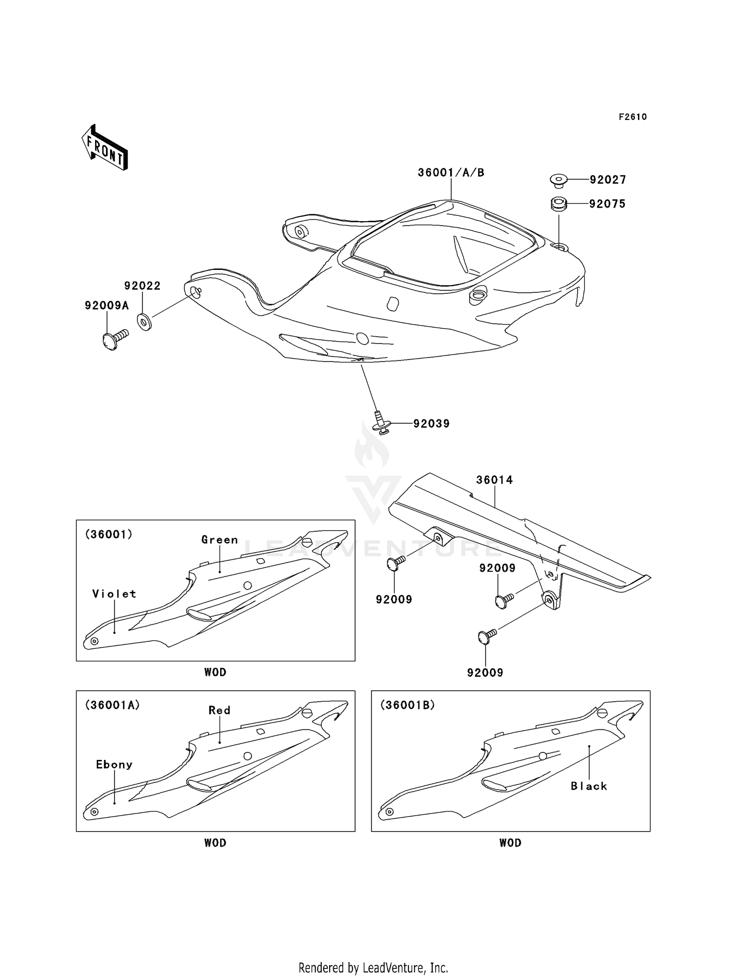 SIDE COVERS/CHAIN COVER (ZX900-E1)