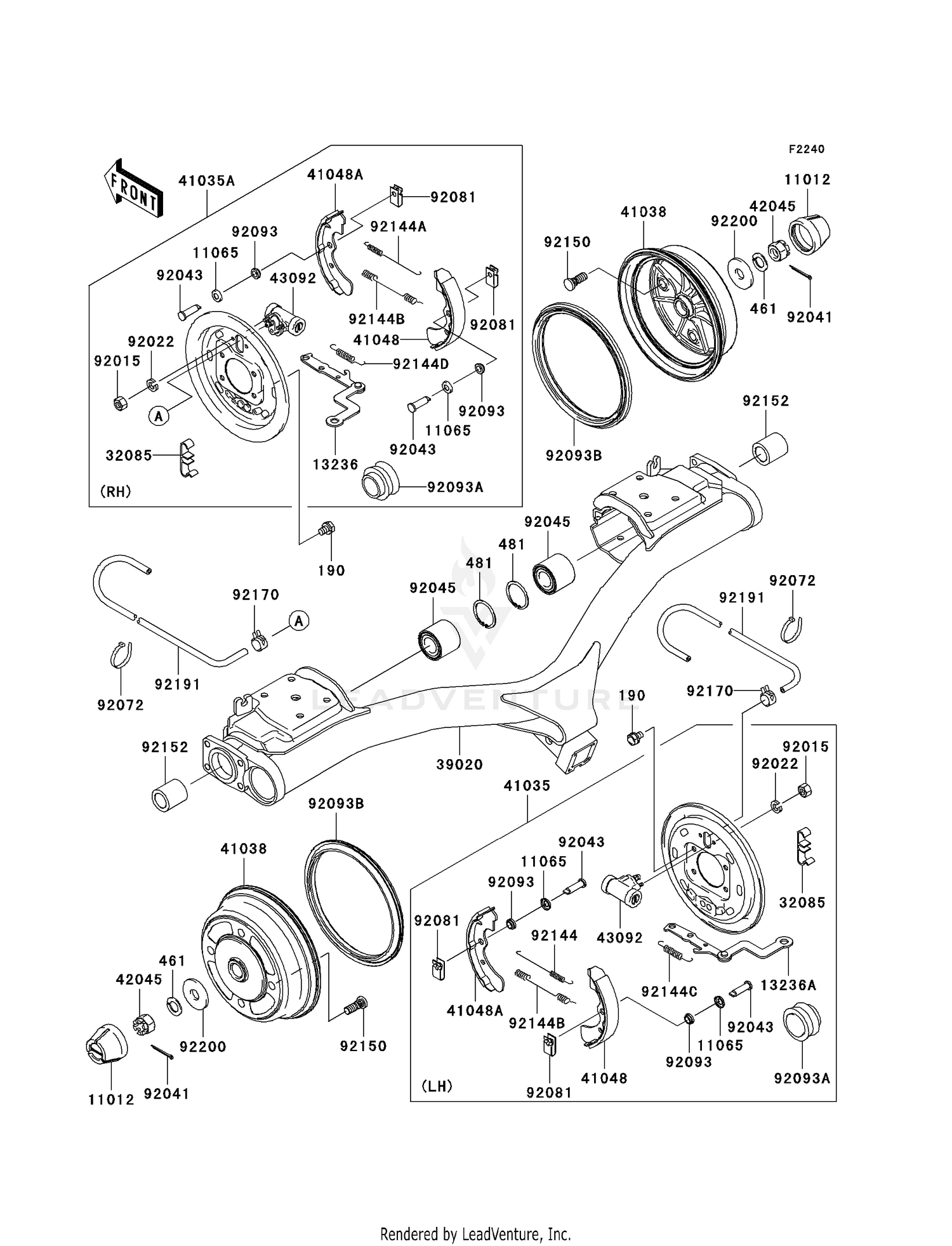 REAR HUBS/BRAKES