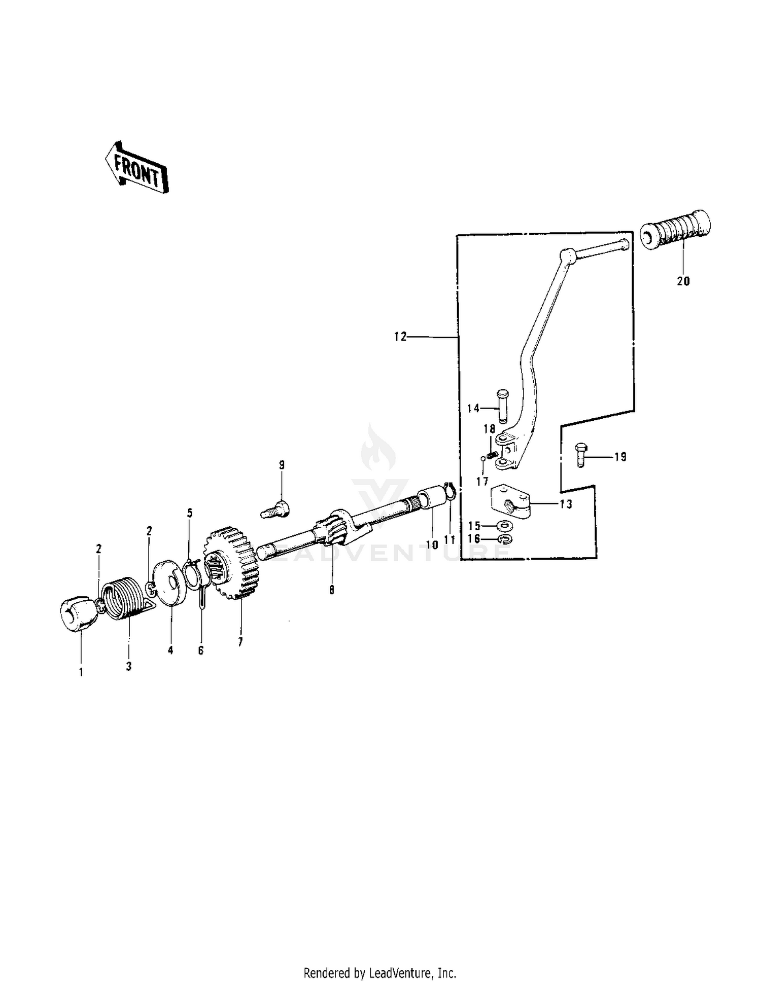 KICKSTARTER MECHANISM