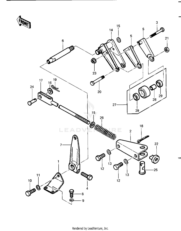 Chain Tensioner Schematic