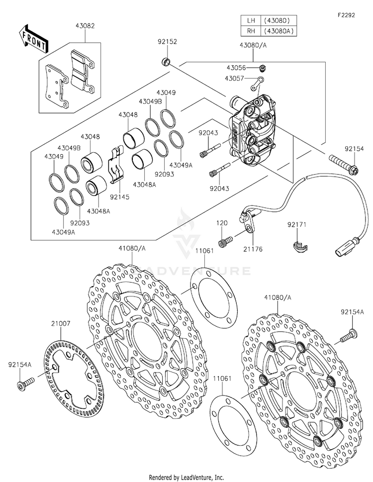 Front Brake Schematic
