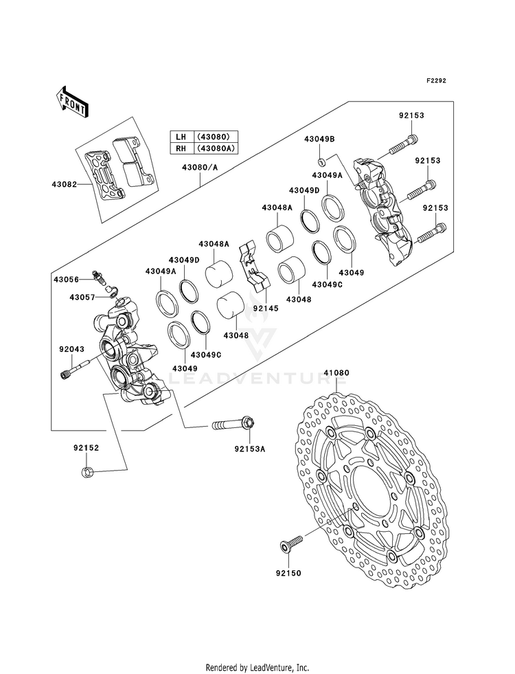 Front Brake Schematic