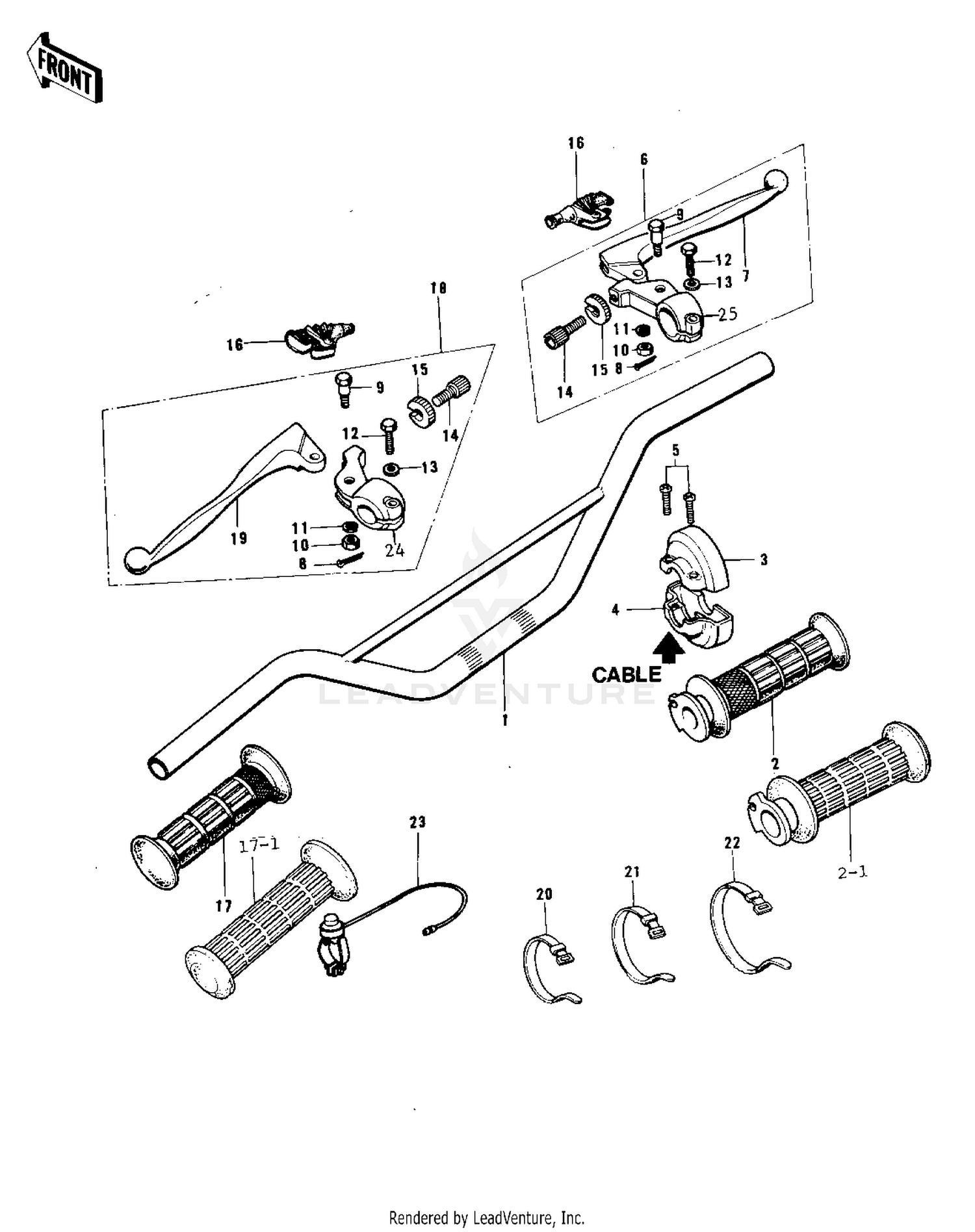 HANDLEBAR (74-76)