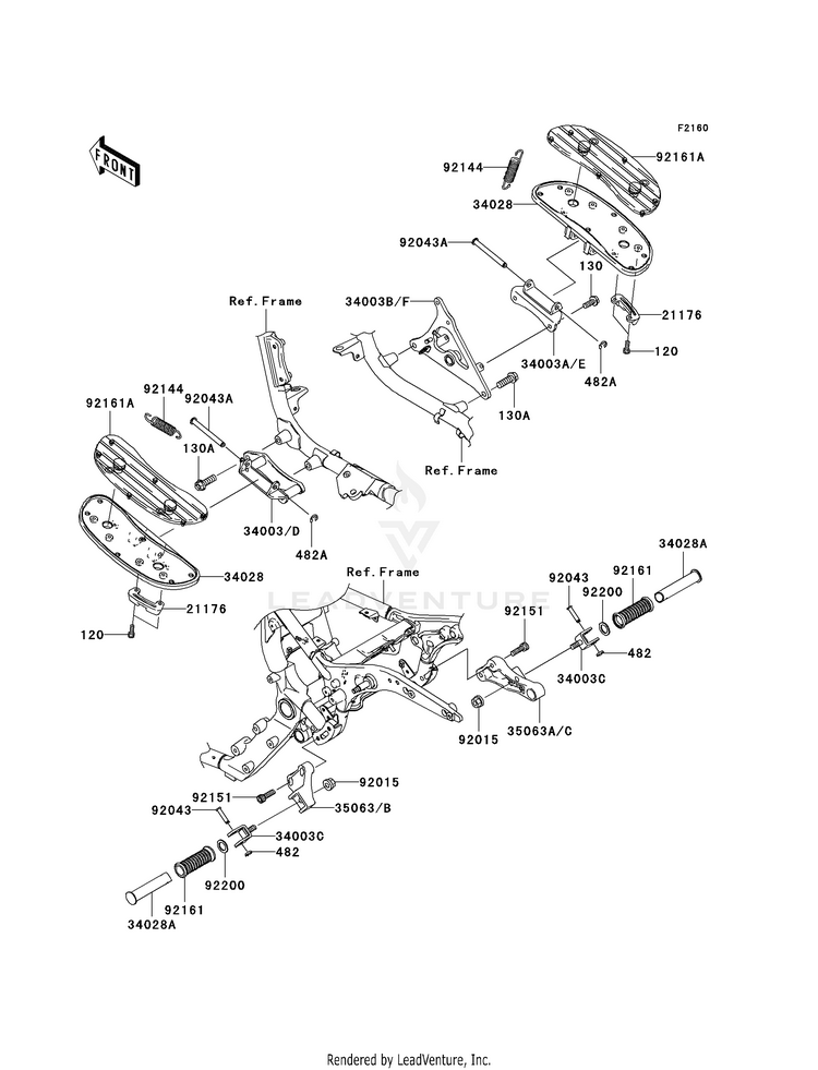 Footrests Schematic
