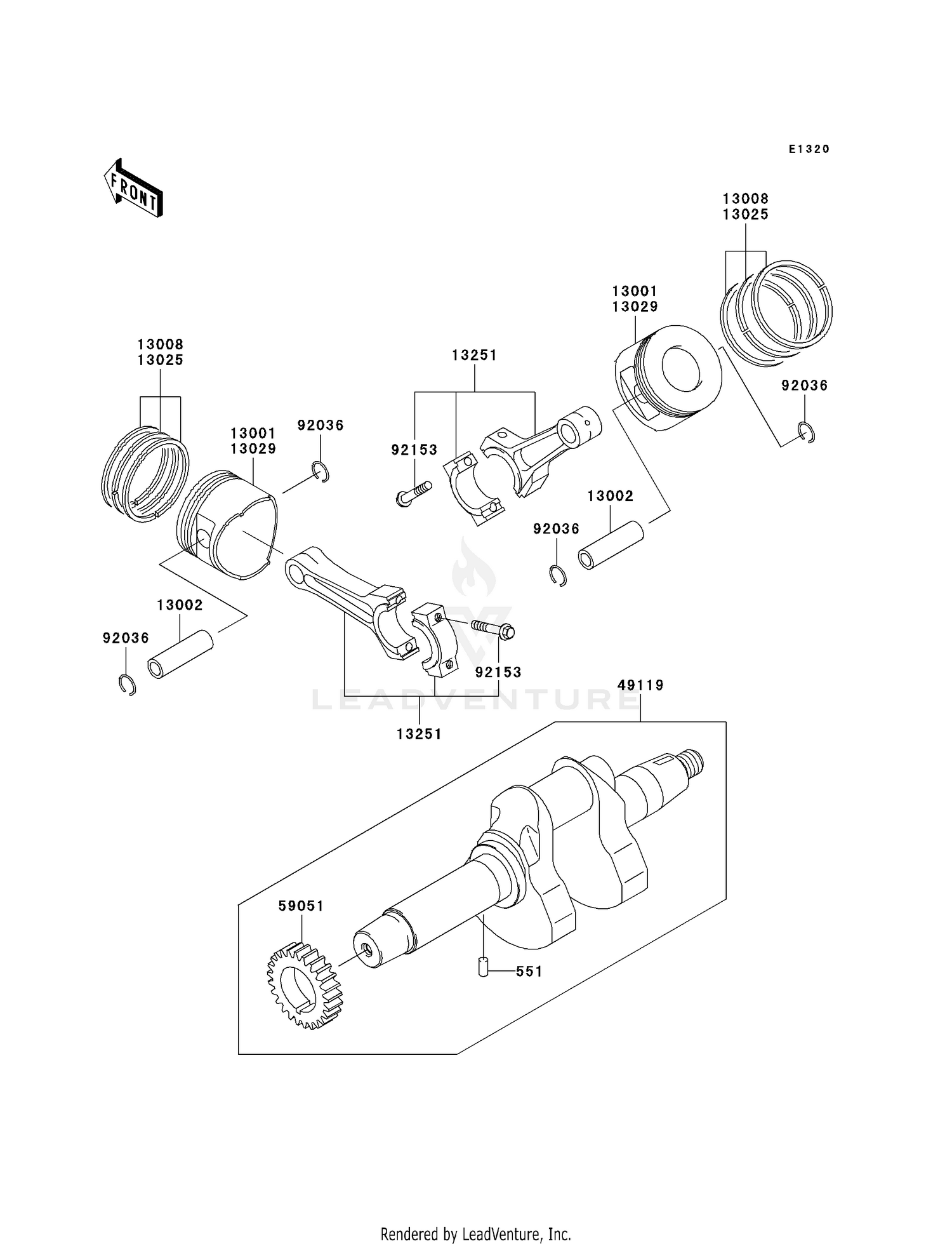 CRANKSHAFT/PISTON(S)
