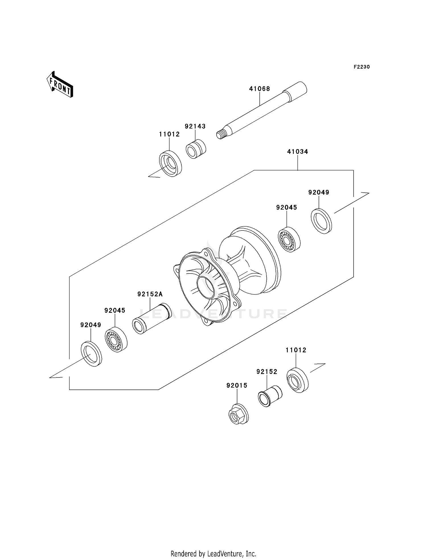 FRONT HUB