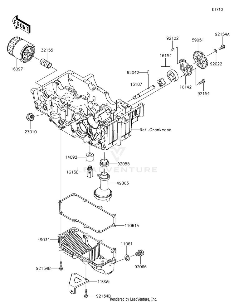 Oil Pump/Oil Filter Schematic