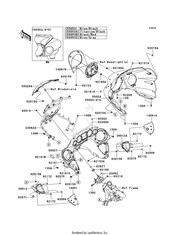 Cowling (A9f-Aaf) Schematic