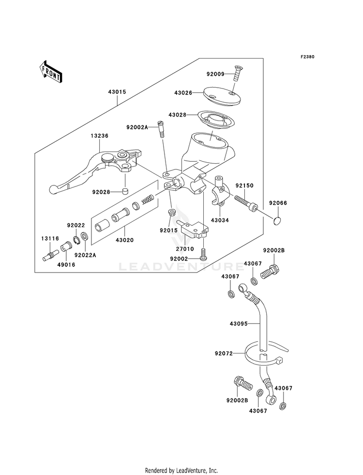 Clutch Master Cylinder Schematic