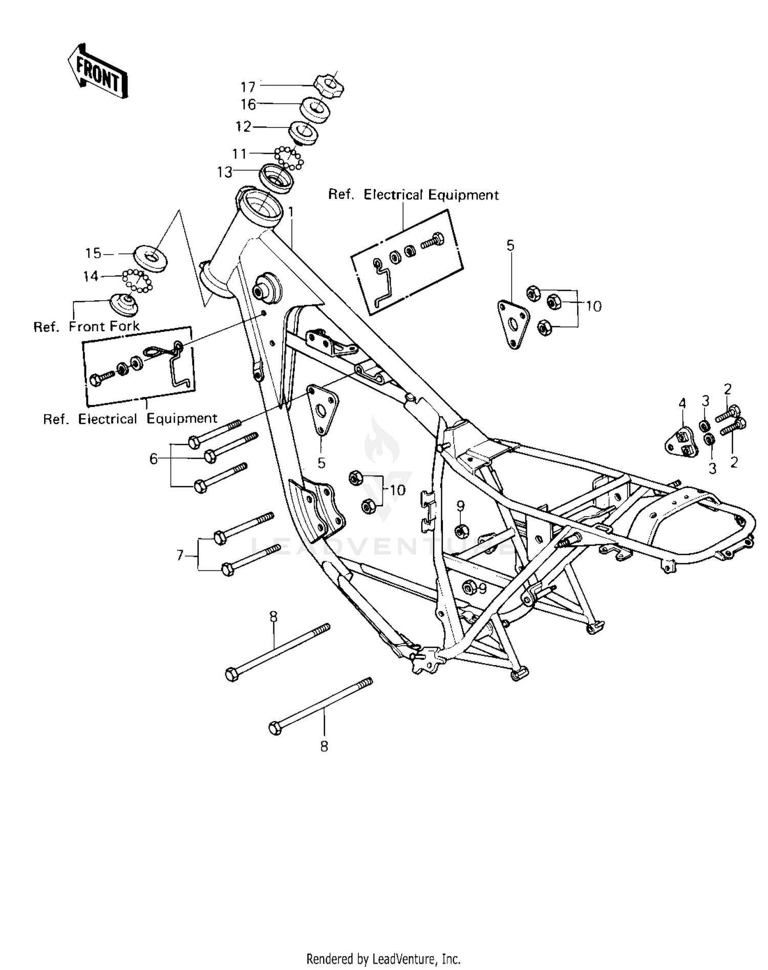 FRAME/FRAME FITTINGS ('80 D1)