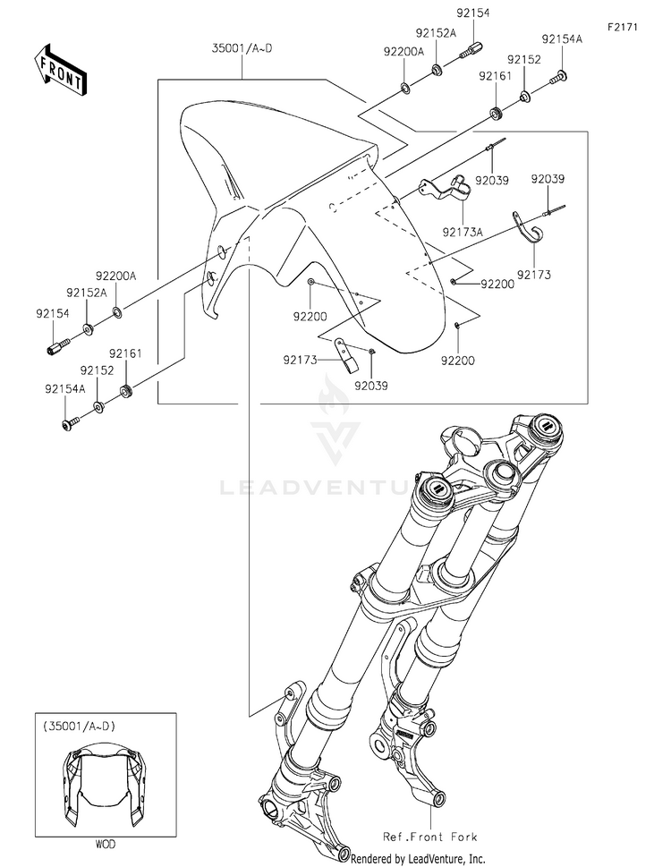 Front Fender(S) Schematic