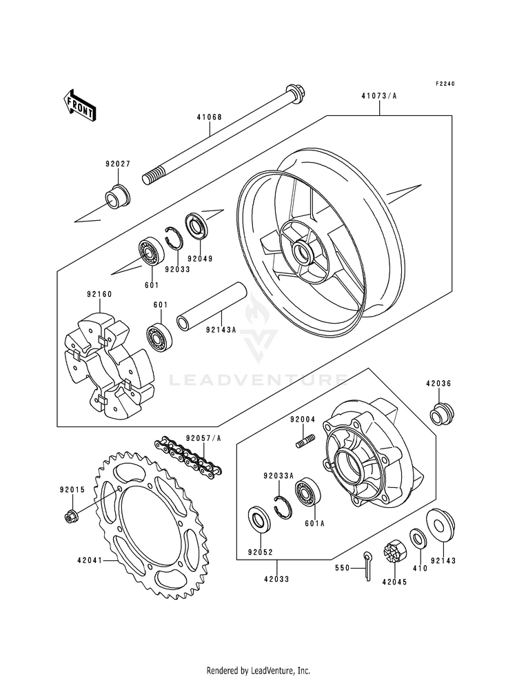 Rear Wheel/Chain Schematic