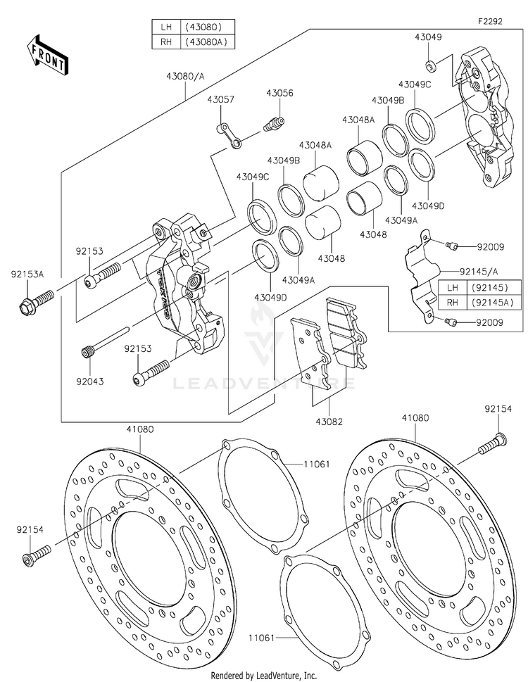 Front Brake Schematic